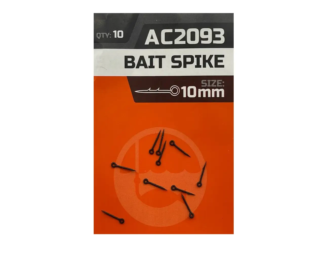 Голка фіксатор для насадок 10 мм ORANGE Bait spike (10 шт/уп.) (AC2093)