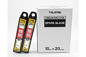 Леза змінні TAJIMA CB50KH сегментні ультрагострі 18 мм сірі 10 шт, фото 3
