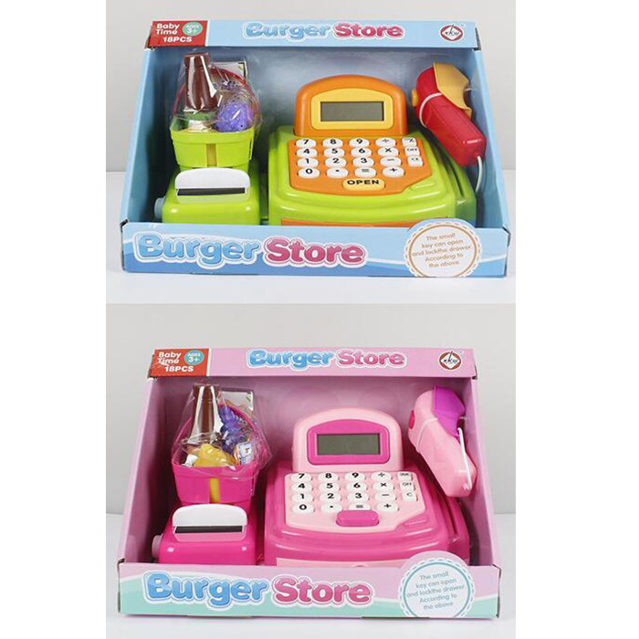 Касовий апарат іграшковий з калькулятором та сканером 986-986-1, фото 1