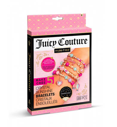 Міні набір для створення шарм-браслетів із кристалами Swarovski «Сонячне сяйво» Juicy Couture