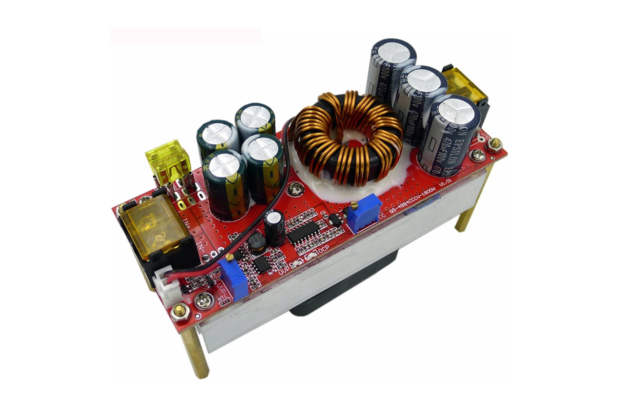 Регулятор напруги QSKJ DC-DC 1200 Вт для сонячних батарей та акумуляторів з захистом від короткого замикання