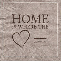 Салфетки бумажные "Home is where the love "