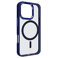 Чохол для Apple iPhone 16 Pro, Unit MagSafe, Синій, прозорий, магсейф, протиударний, магнітний, панель