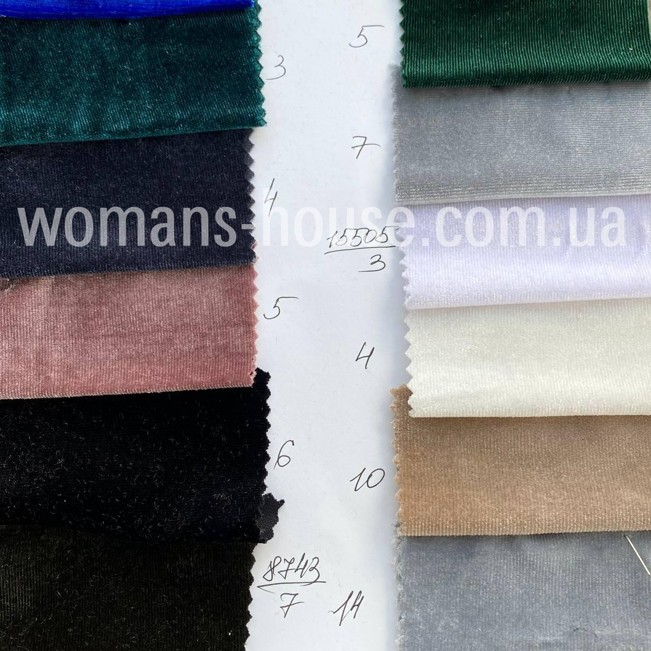 Тканина Оксамит стрейч однотонний ОПТ рулон від 40 м, фото 1