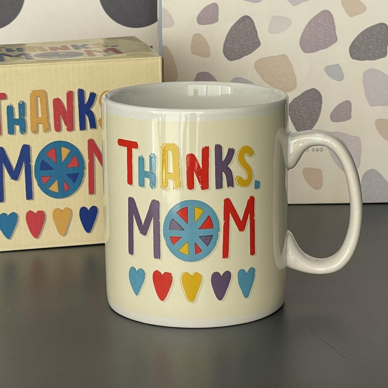 Чашка гігант ХХL "Thanks mom", Кружка-гигант "Дякую, мама", фото 1