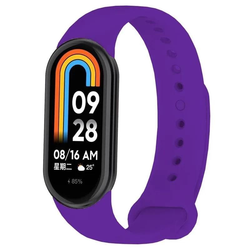 Ремінець на браслет фітнес Xiaomi mi band 8/9 Ultra Violet