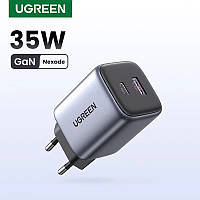 Зарядний пристрій UGREEN CD350 GaN 35W Fast Charger для MacBook Pro/Air, iPad, iPhone 15 Pro Max Grey (15539)