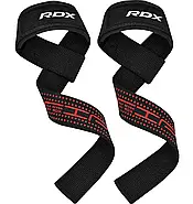 Лямки для тяги RDX S4 Gym Cotton Gel Straps Black Plus, фото 2