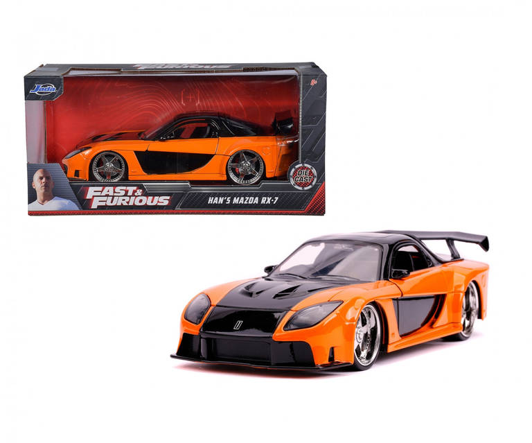 Металлическая машинка 1:24 Han's Mazda RX-7 Fast & Furious Tokyo