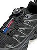Чоловічі кросівки Salomon Lab XT-6 black Саломон чорні текстиль весна осінь демісезон, фото 10