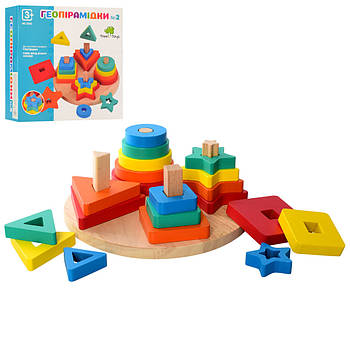 Дерев'яна іграшка Tree Toys Геометрика MD 2630