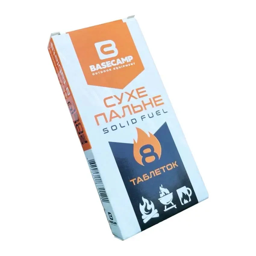 Сухе пальне BaseCamp Solid Fuel, 8 таблеток