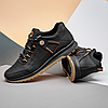 Чоловічі шкіряні кросівки демісезонні чорні з натуральної шкіри для чоловіків на весну осінь, розмір 40 41 42 43 44 45, фото 5