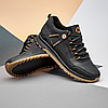 Чоловічі шкіряні кросівки демісезонні чорні з натуральної шкіри для чоловіків на весну осінь, розмір 40 41 42 43 44 45, фото 7