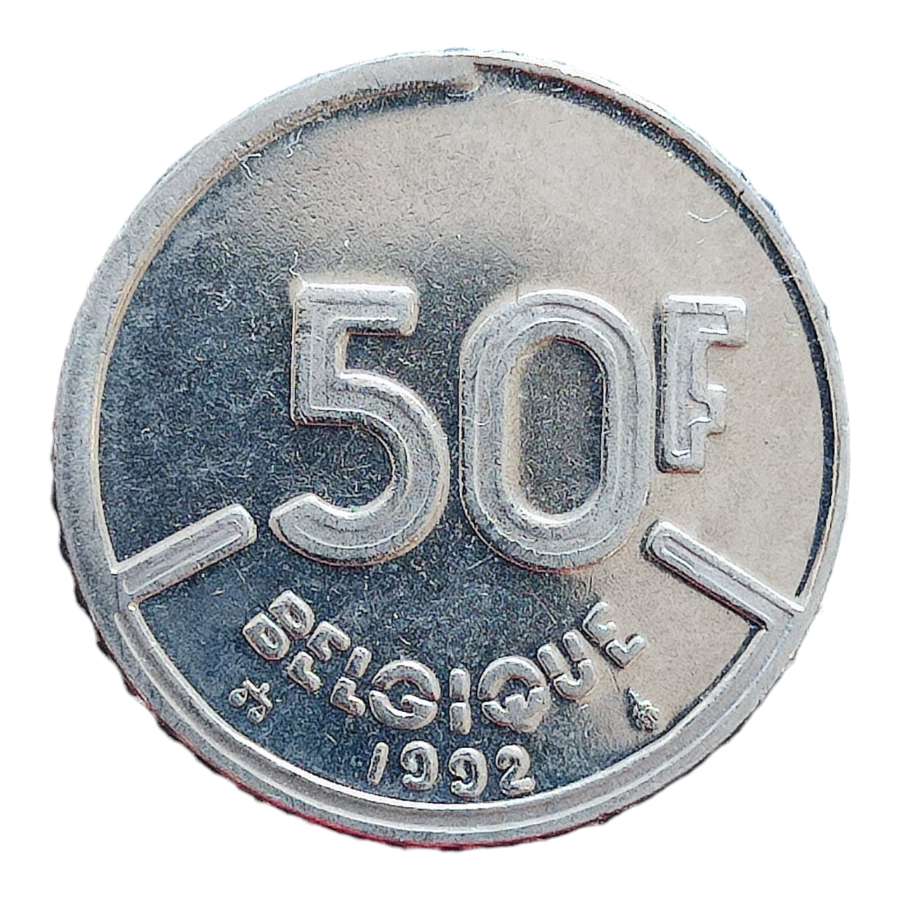 Бельгія 50 франків, 1992 Легенда французькою - 'BELGIQUE'