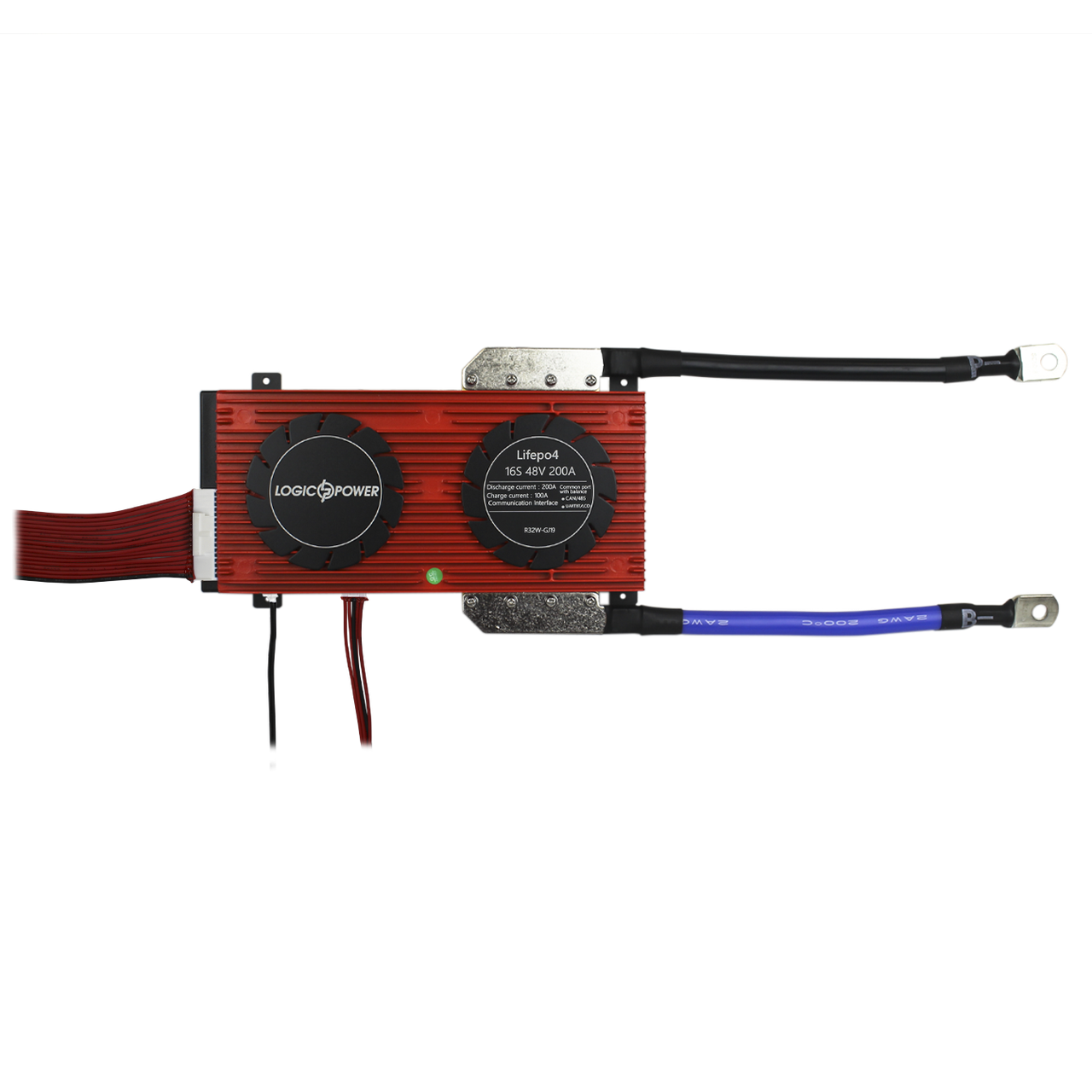 Smart BMS плата LP LiFePO4 48V 16S Dis 200A Ch 100A UART+RS485+CAN