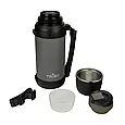 Термос 2 літри з нержавіючої сталі Tribe Family line з ручкою, сірий, фото 2