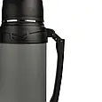 Термос 2 літри з нержавіючої сталі Tribe Family line з ручкою, сірий, фото 8