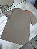 Футболка Loro Piana чоловіча якість преміумколір хакі, фото 3