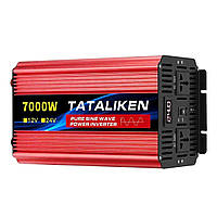 Перетворювач напруги TATALIKEN 7000w | 12V на 220V | ЧИСТИЙ СИНУС