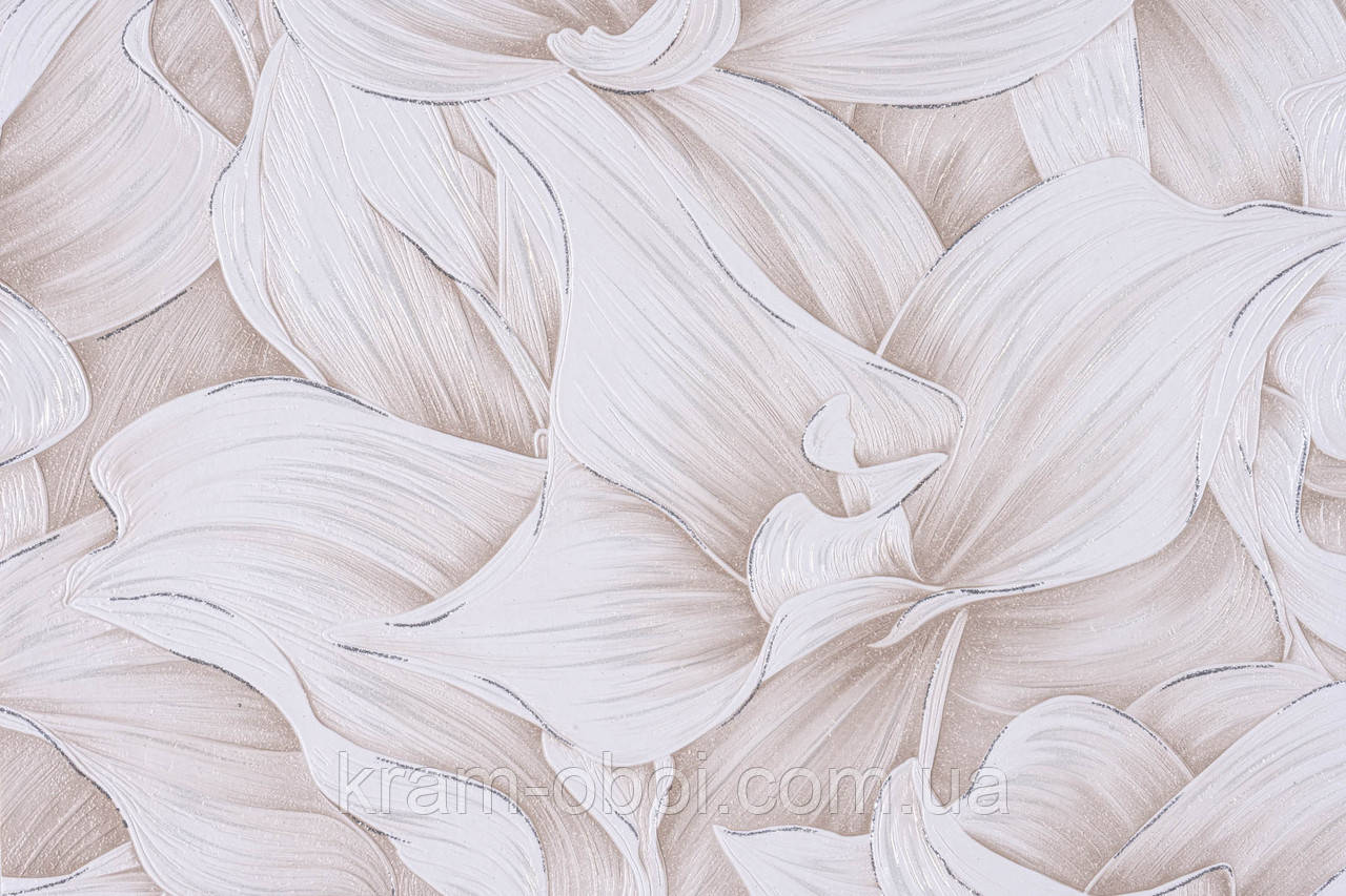 Слов'янські шпалери КФТП вологостійкі винілові на паперовій основі супер мийка 10м*0,53 9В49 Хоста 5860-02, фото 1