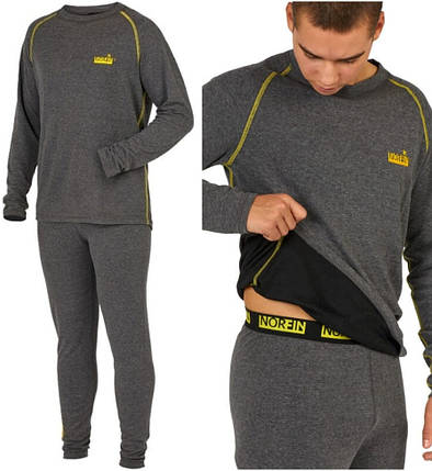 Термобілизна чоловіча Norfin Scandic Classic Cotton | Двошаровий, теплий та дихаючий термокомплект з бавовни та поліест, M (48-50), фото 1