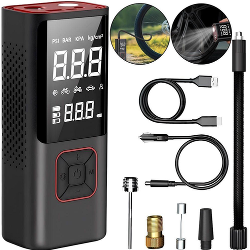Автомобильный аккумуляторный компрессор Car Air Pump ATJ-6988 для шин ...