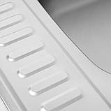 Кухонна мийка з неіржавкої сталі Platinum CATІН 6050 R (0,7/160 мм), фото 4