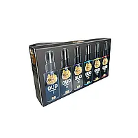 Набір одеколонів The Shave Factory №3 OUD Gift Set-6 видів по 50мл з розпилювачем (10202217), фото 3