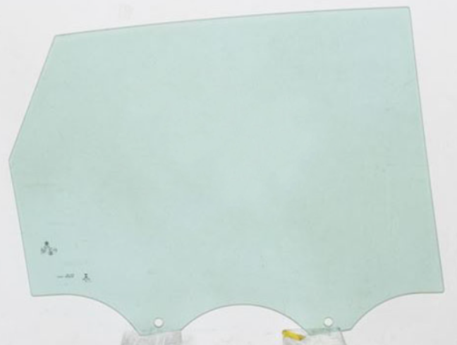 Скло дверей задніх лівих Volkswagen Touareg 18- CROSSOVER SUV Securit 2 отв., фото 1