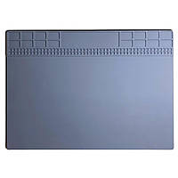 Термостійкий килимок для розбирання і паяння TE-613 силіконовий 350*250 мм з комірками