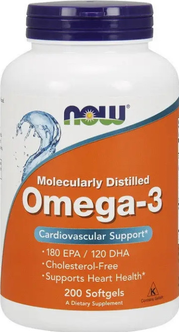 Омега-3 NOW Foods Omega-3 капс 200 капс