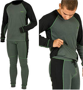 Термобілизна чоловіча Norfin Comfort Line Gray | Тепла, еластична, з флісовими вставками, для середньої активності, L (52-54)