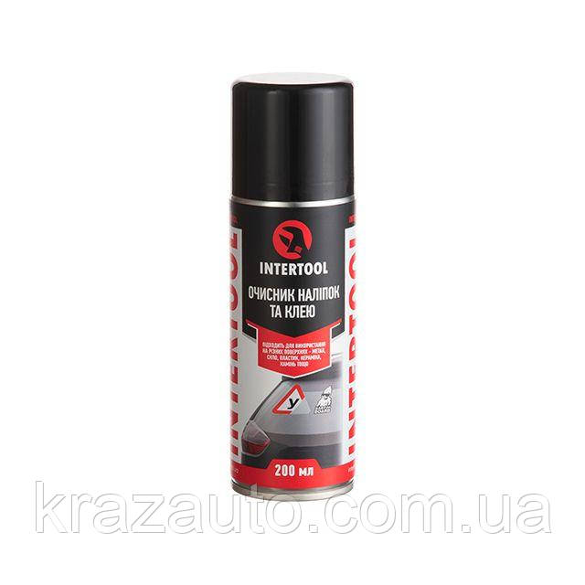 Очисник наклейок, аерозоль 200 мл INTERTOOL FS-0092, фото 1