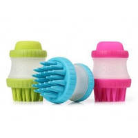 DEXAS СкрабБустер з ємністю для шампуню (зел.)