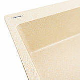 Гранітна мийка для кухні Platinum 7850 Bogema матова (пісок), фото 3