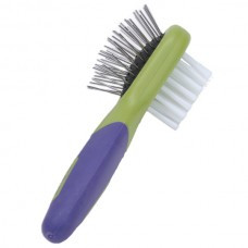 Safari Li"l Pals COMBO BRUSH двостороння щітка гребінець для цуценят і собак малих порід, фото 1