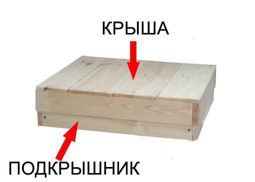 Дах з подкрышником на 10-ти рамковий Вулик, фото 1