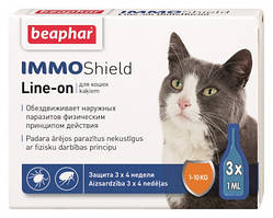 Беафар IMMO SHIELD краплі для котів та кошенят №3