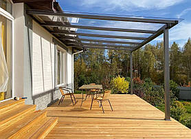 Навіс із монолітного полікарбонату