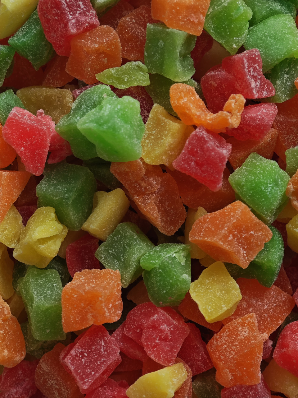 Цукати ананасові різнокольорові 250 грам, фото 1