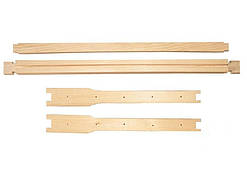 Рамка ЄВРО для Улья Дадан заввишки 300 мм, з роздільниками Гофмана, з пропилюванням для встановлення вошні, з отвором