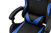 Крісло геймерське Слім, чорний/синій, фото 7