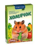 Корм "Хом'ячок" для гризунів 500гр