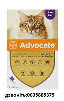 АДВОКАТ для котів 0,8 мл. упаковка  4-8 кг