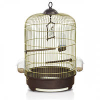 Imac МІЛІ (MILLY) клітинка для канарок, пластик, латунь білий  ⁇  2.98 кг  ⁇  Діаметр 33, висота 48 см
