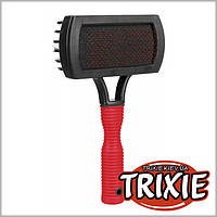 Щітка-пуходерка двостороння TRIXIE 10 × 17 см для собак.