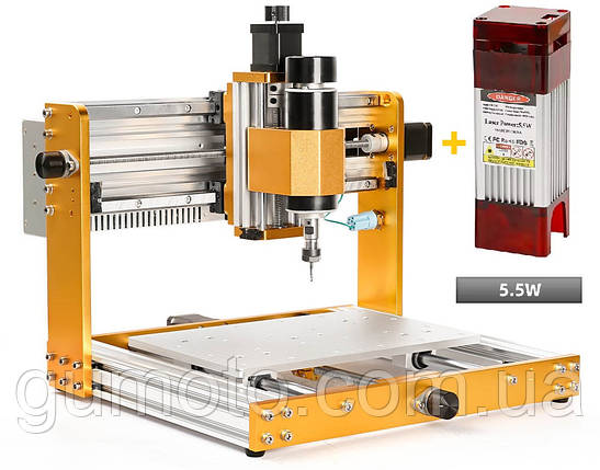 Гравер CNC 3018 Pro Ultra фрезер ЧПУ станок 500W + LM-C40 laser, фото 1