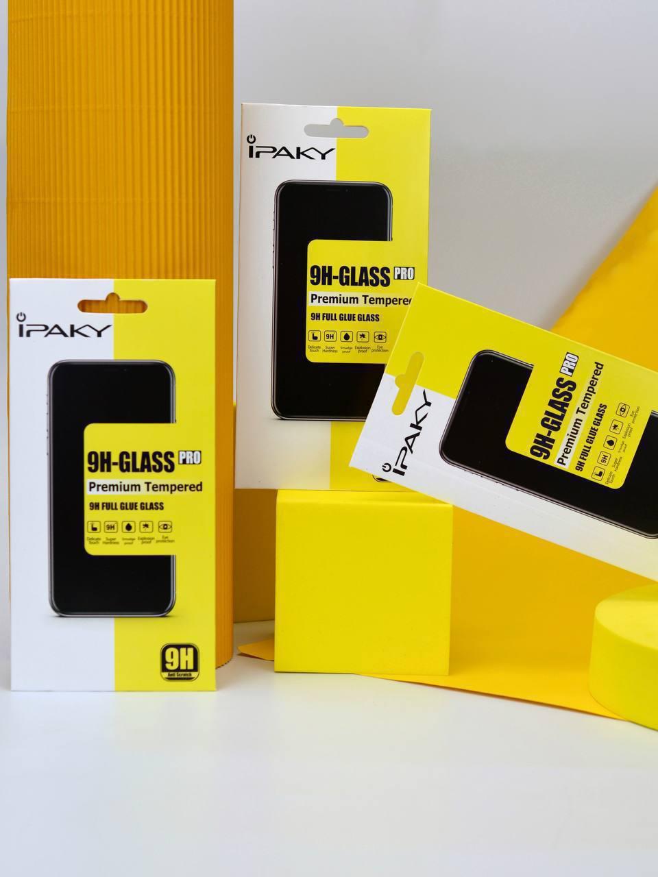 Apple iPhone 16 Pro/iPhone 17 Захисне скло iPaky Black коробка