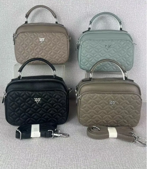 Сумочка жіноча крос-боді 26*18 см на два відділення зі штучної шкіри у різних кольорах Liza, фото 1